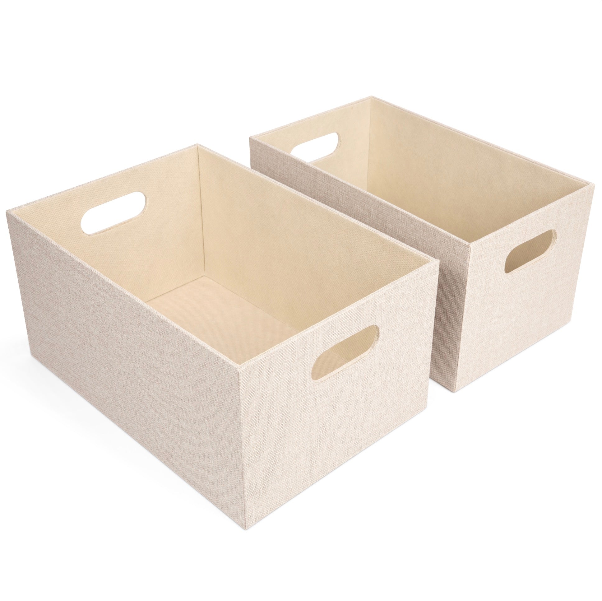 Textured Fabric Bin - Three Sizes