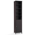 Free Standing 72 Inches Tall Floor Bathroom Storage Cabinet Bedroom Office Entry