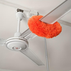 Ceiling Fan & Household Dust Buster: Extendable Removable Microfiber Duster with Anti-Static Washable Feature, Ideal for Summer and Fall Cleaning, a Decoration-Worthy Housekeeping Essential.