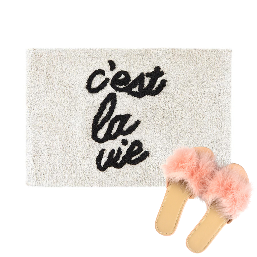 C'est la Vie Bath Mat 20" x 30"