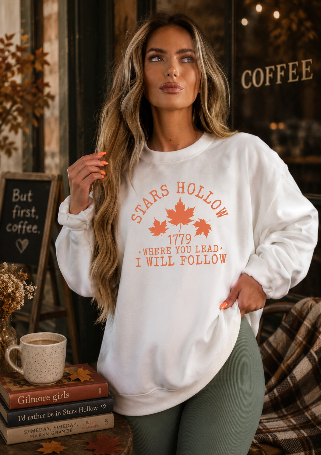 Stars Hollow Where You Lead I Will Follow Crewneck Sweatshirt