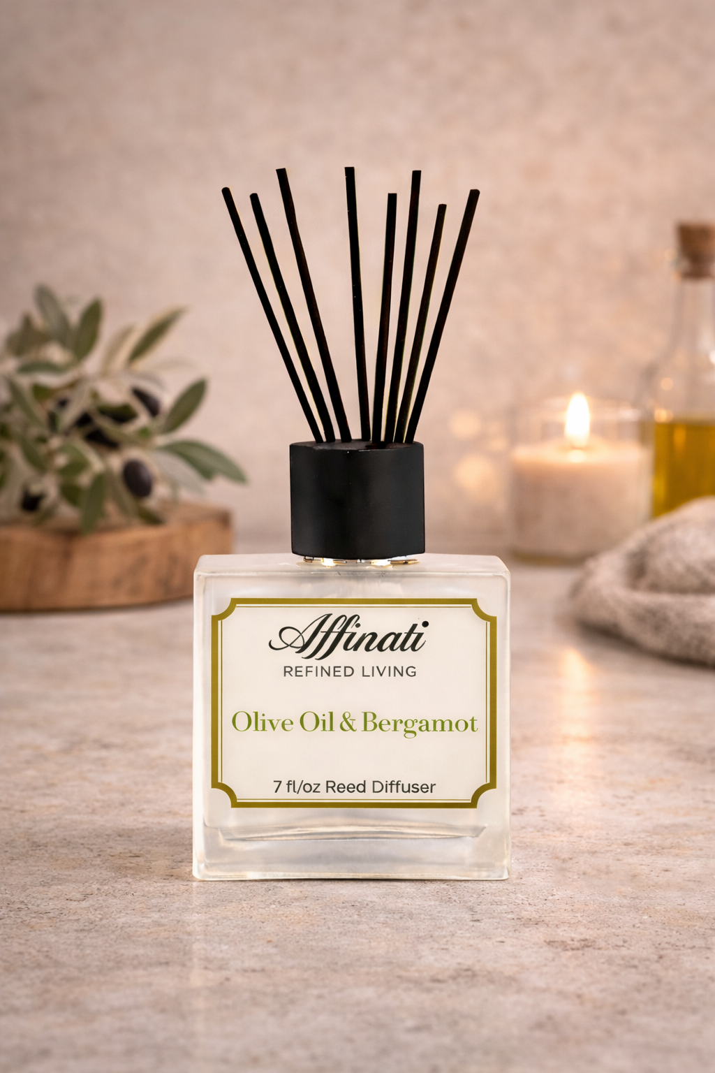 Olive Oil & Bergamot Reed Diffuser