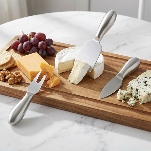3 Pc Cheese Knife Gift Set In Gift Box