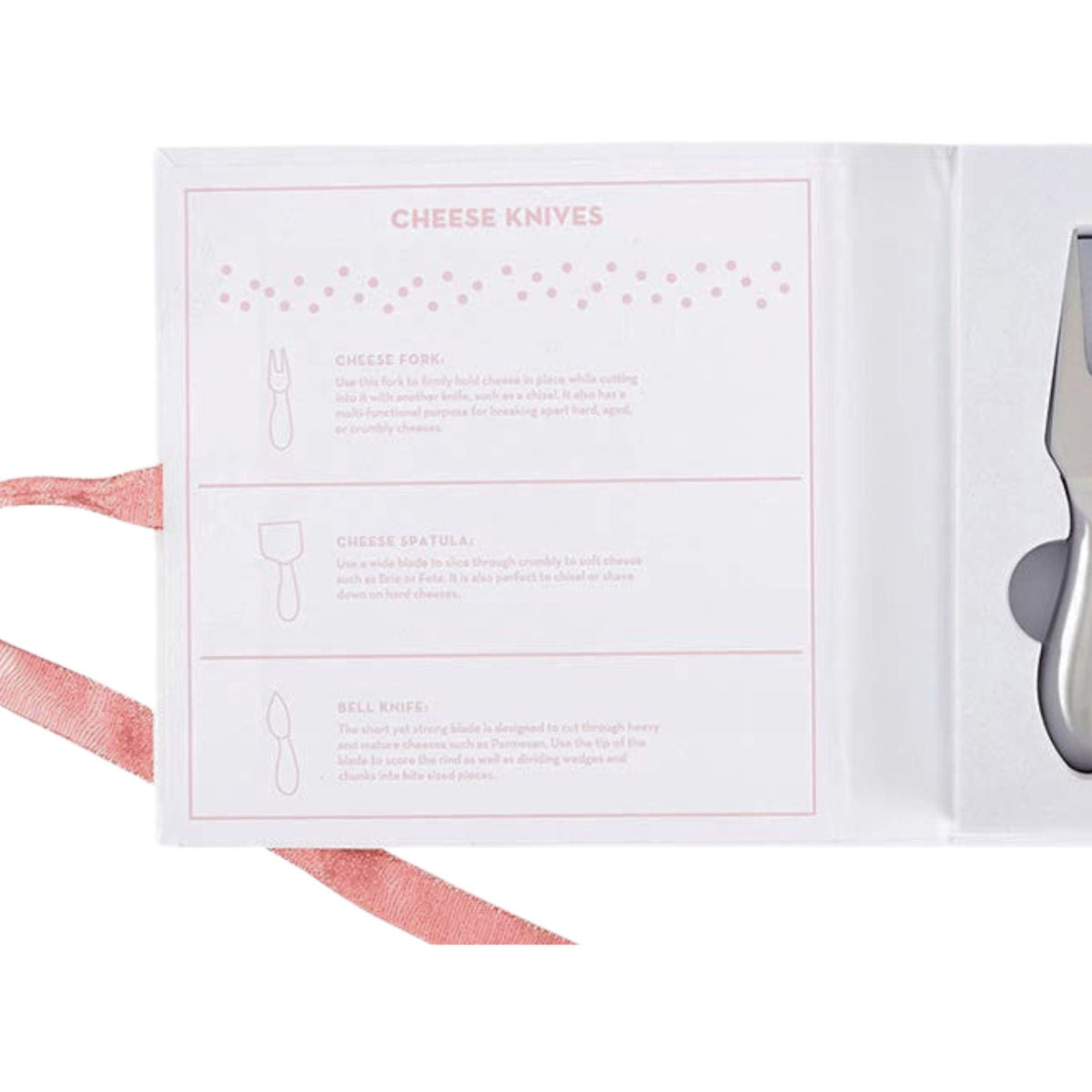 3 Pc Cheese Knife Gift Set In Gift Box