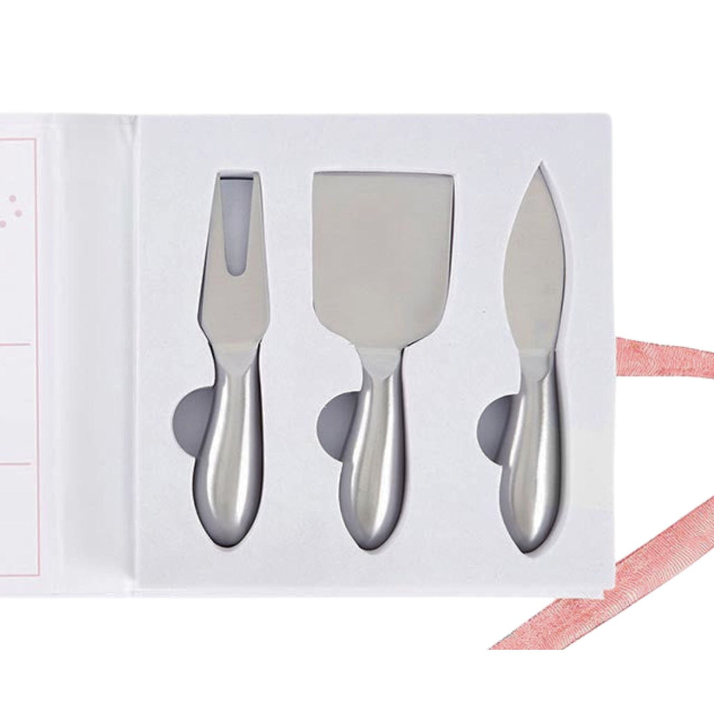 3 Pc Cheese Knife Gift Set In Gift Box