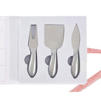 3 Pc Cheese Knife Gift Set In Gift Box