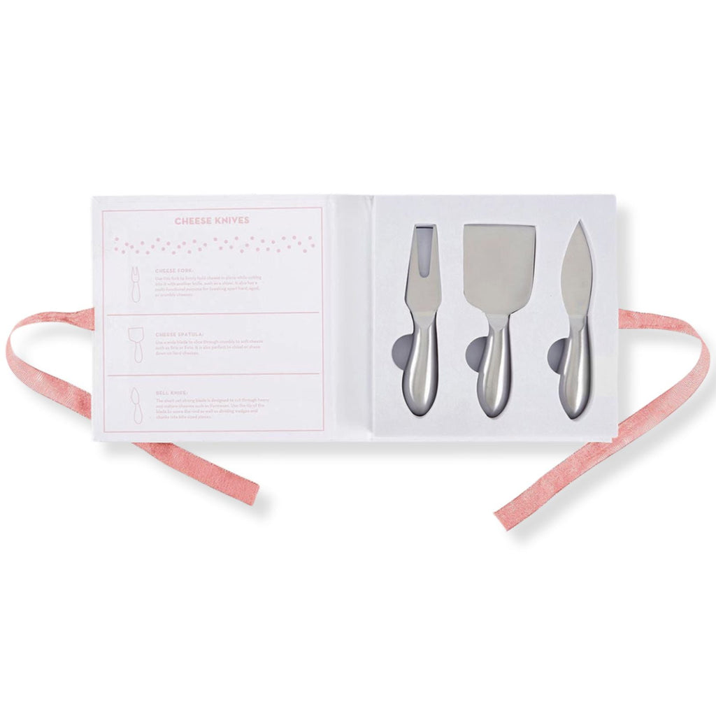 3 Pc Cheese Knife Gift Set In Gift Box