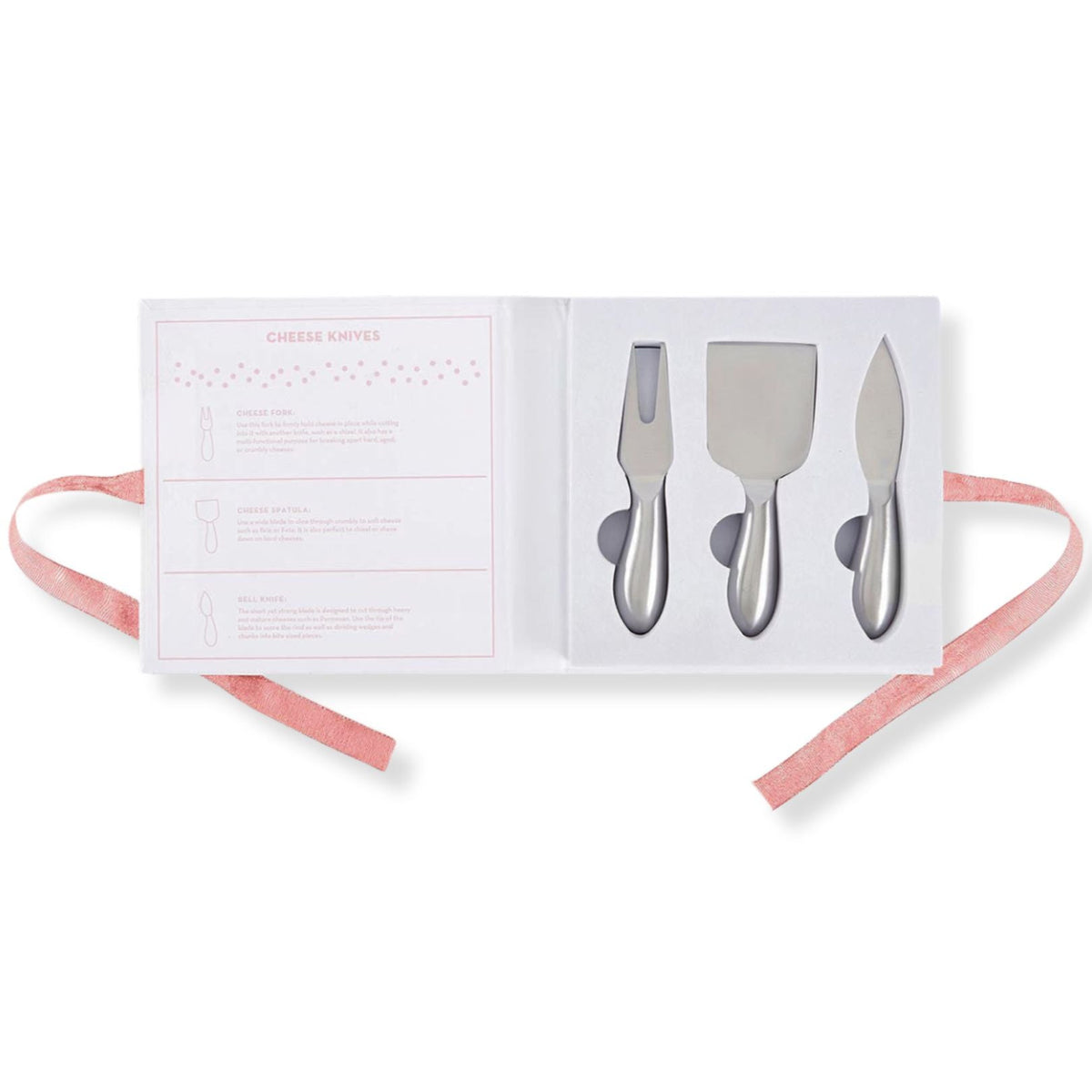 3 Pc Cheese Knife Gift Set In Gift Box