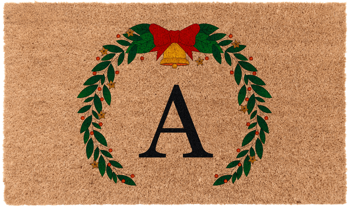 Christmas Wreath Monogram