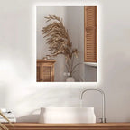 Compact Sleek Backlit LED Bathroom Mirror Various Sizes