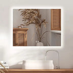 Compact Sleek Backlit LED Bathroom Mirror Various Sizes