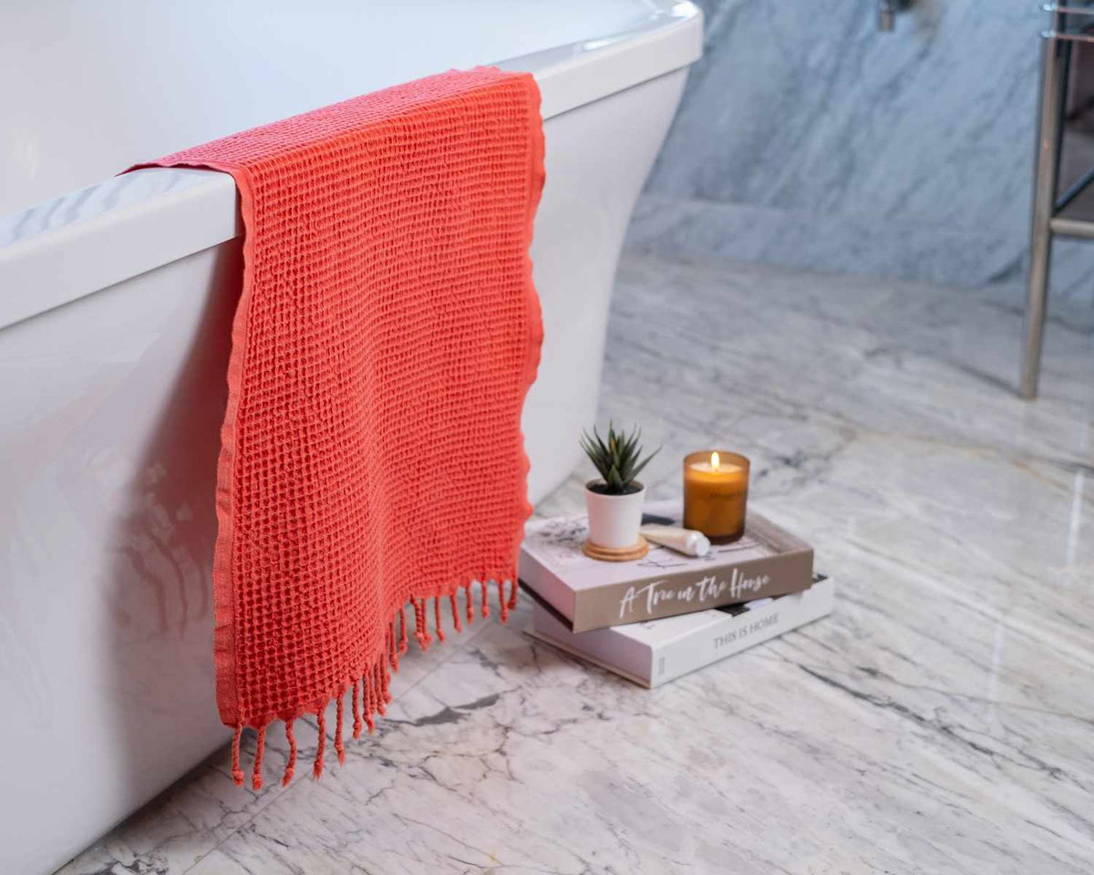 Waffle Turkish Cotton Towel or Towel Set