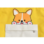 Cute Doggy Tote Bag – Canvas Crossbody Bag for Dog Lovers