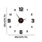 Frameless Modern Wall Clock