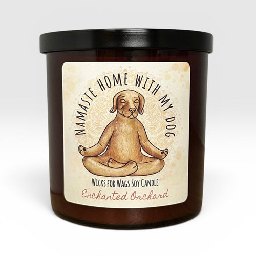 "Namaste Home With My Dog" Candle