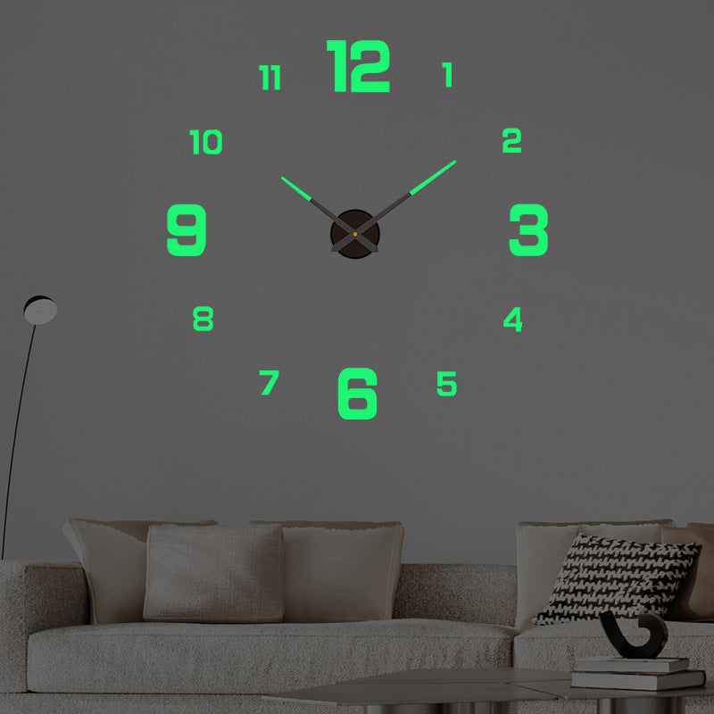 Frameless Modern Wall Clock