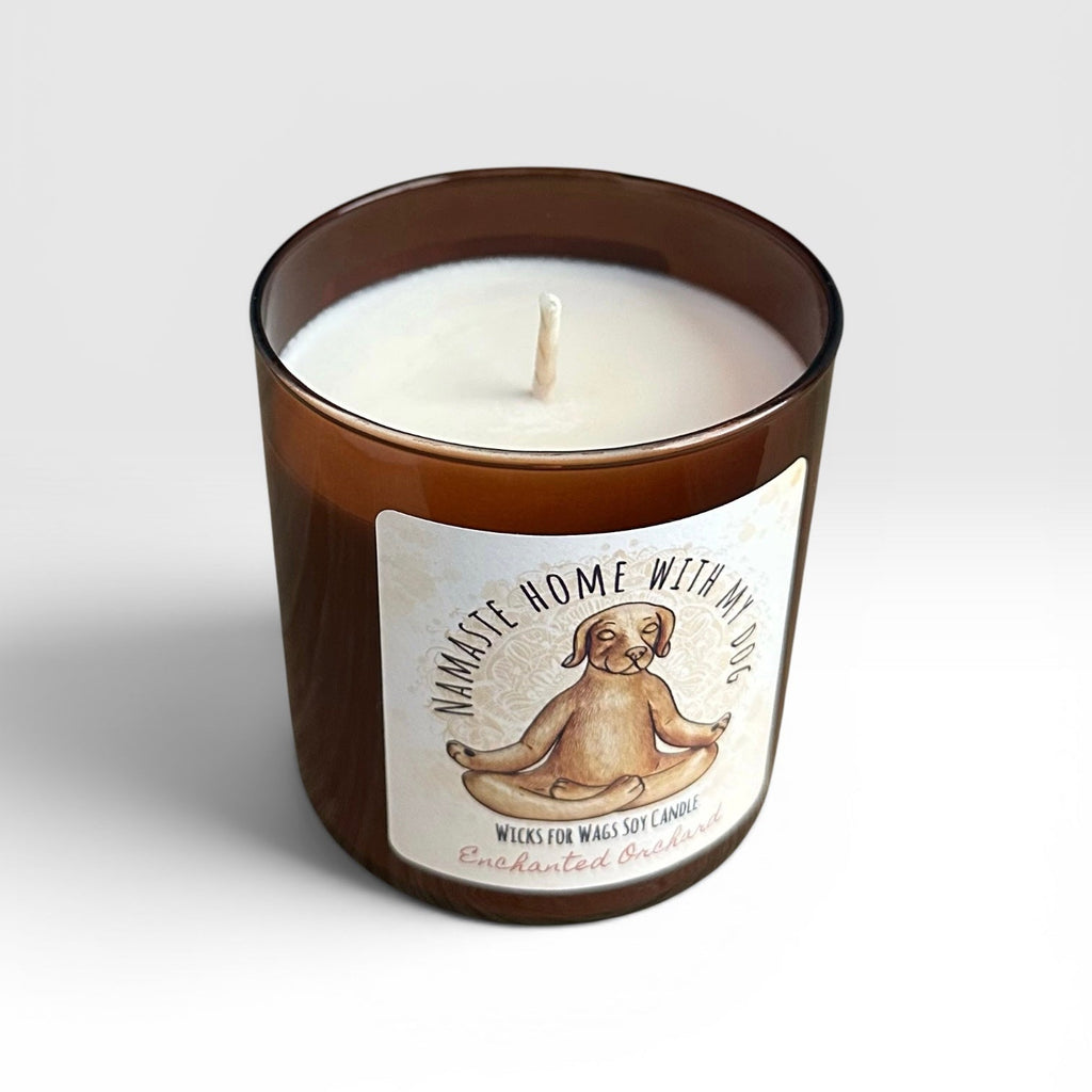 "Namaste Home With My Dog" Candle