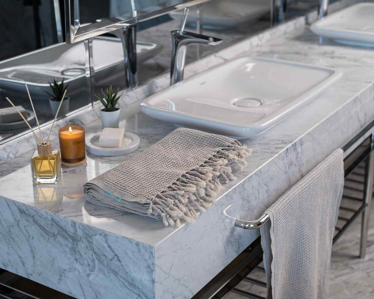Waffle Turkish Cotton Towel or Towel Set