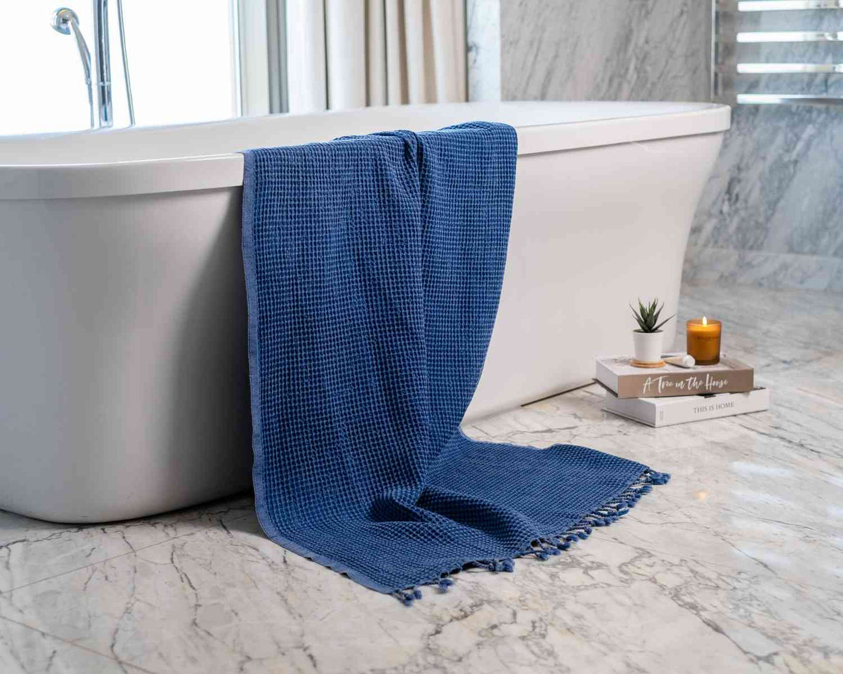 Waffle Turkish Cotton Towel or Towel Set