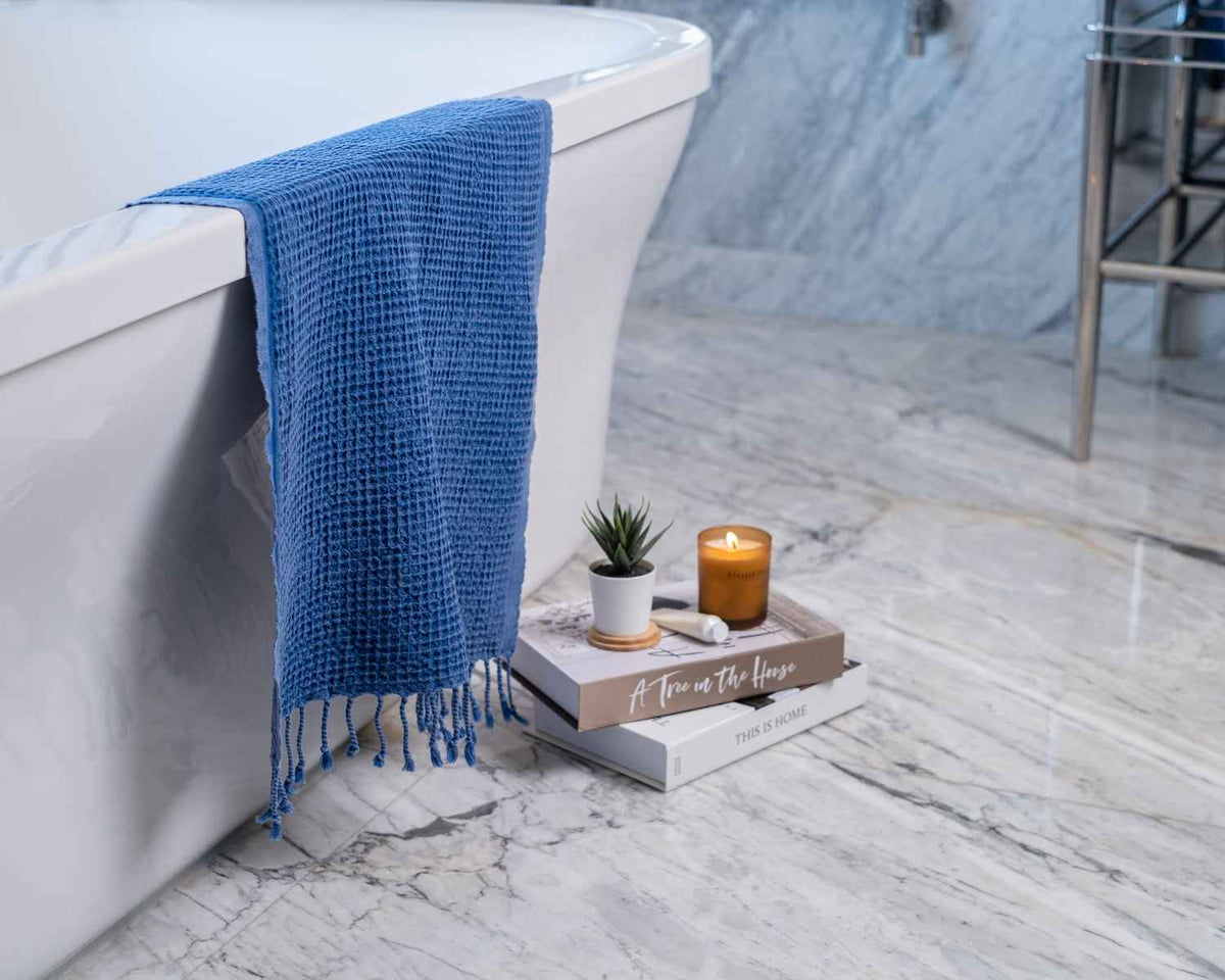 Waffle Turkish Cotton Towel or Towel Set