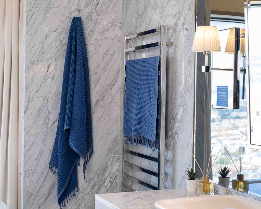 Waffle Turkish Cotton Towel or Towel Set