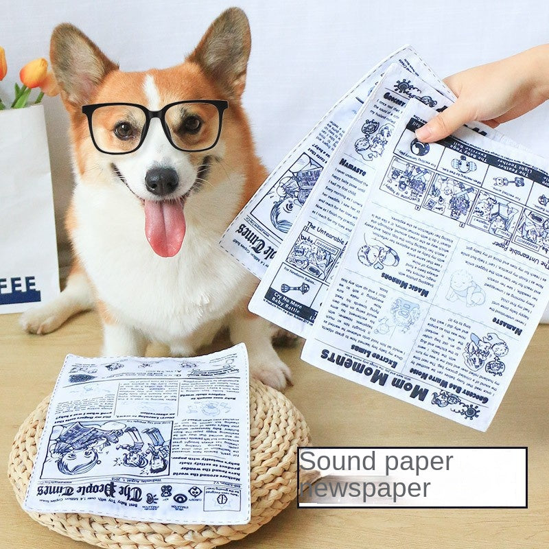 Crinkle Paper Durable Chew Dog Toy