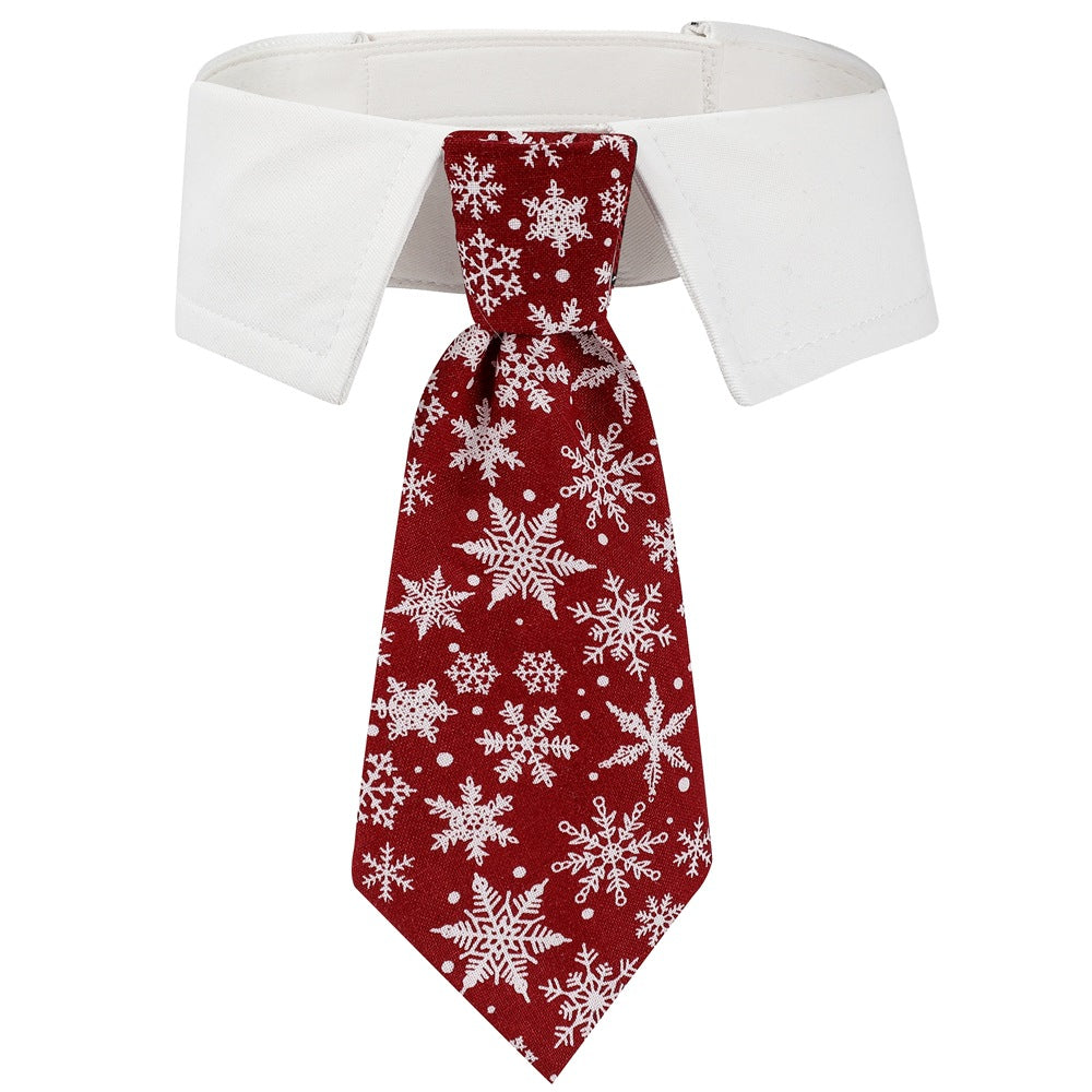 British Style Christmas Dog Tie