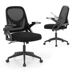 Ergonomic Computer Desk Chair with Lumbar Support and Flip-up Arms