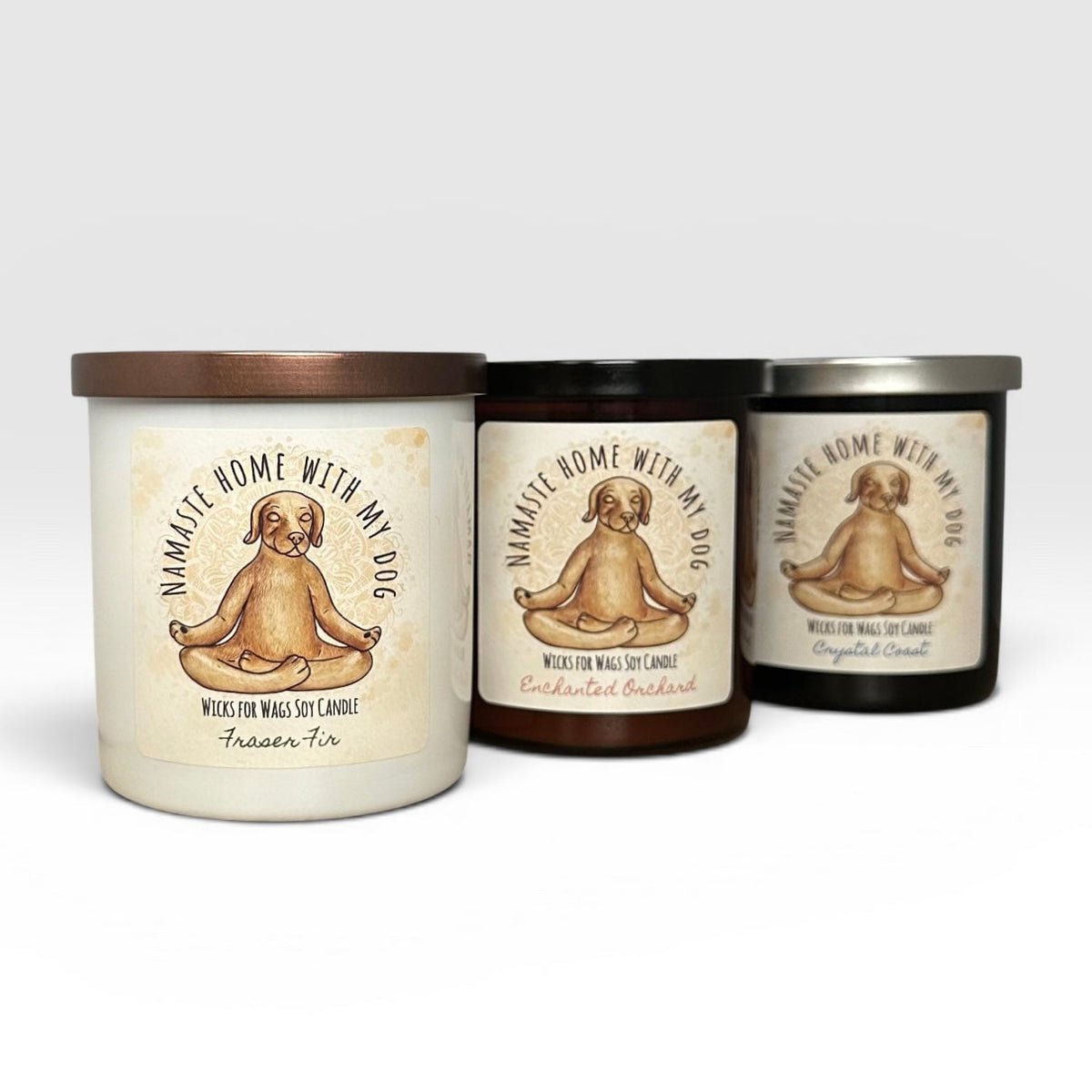 "Namaste Home With My Dog" Candle