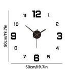 Frameless Modern Wall Clock