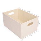 Textured Fabric Bin - Three Sizes
