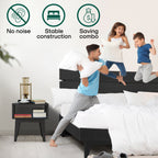 Aurora Solid Wood Bed Frame