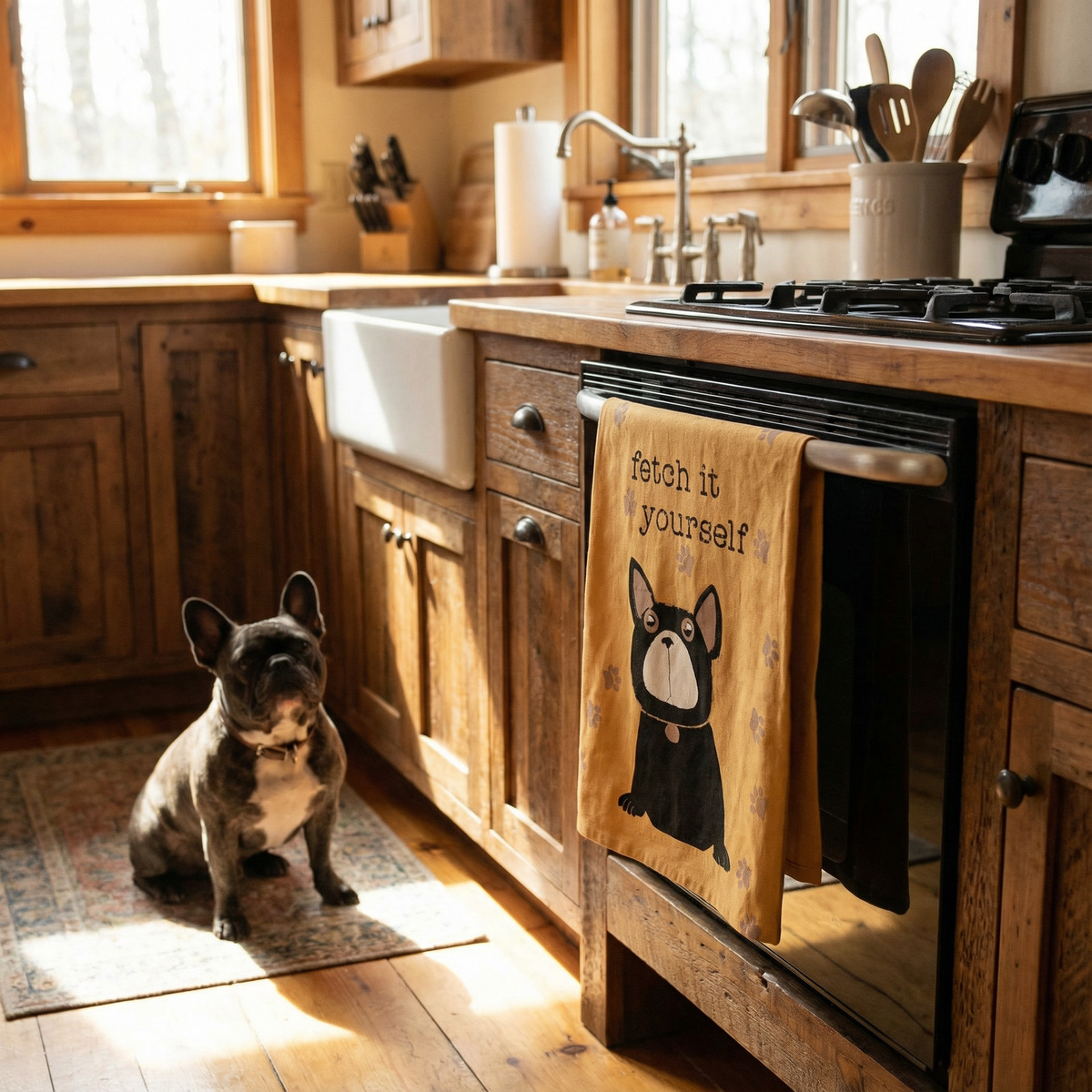 Fetch It Yourself Dog Lover Dish Towel