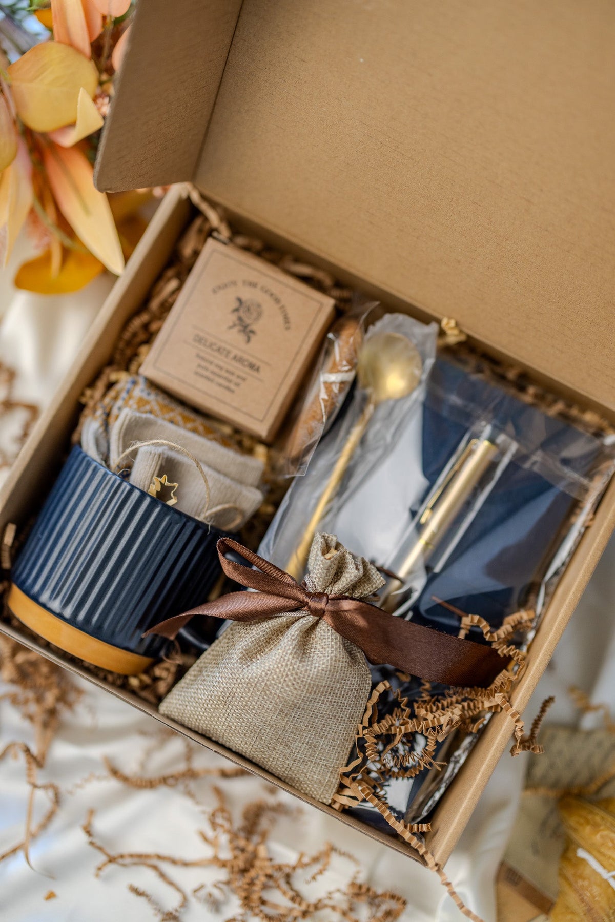 Self Care Gift Box for Women – Cozy “Hug in a Box” Care Package | Encouragement & Holiday Gift