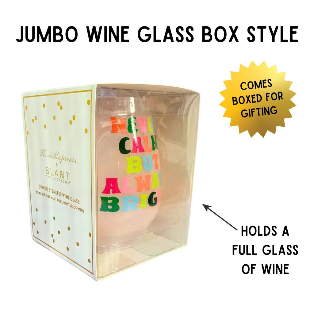 Ghost "I Be Creepin" Jumbo Stemless Wine Glass