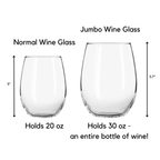 Ghost "I Be Creepin" Jumbo Stemless Wine Glass