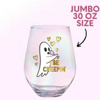Ghost "I Be Creepin" Jumbo Stemless Wine Glass
