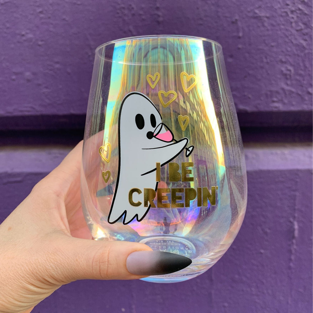 Ghost "I Be Creepin" Jumbo Stemless Wine Glass
