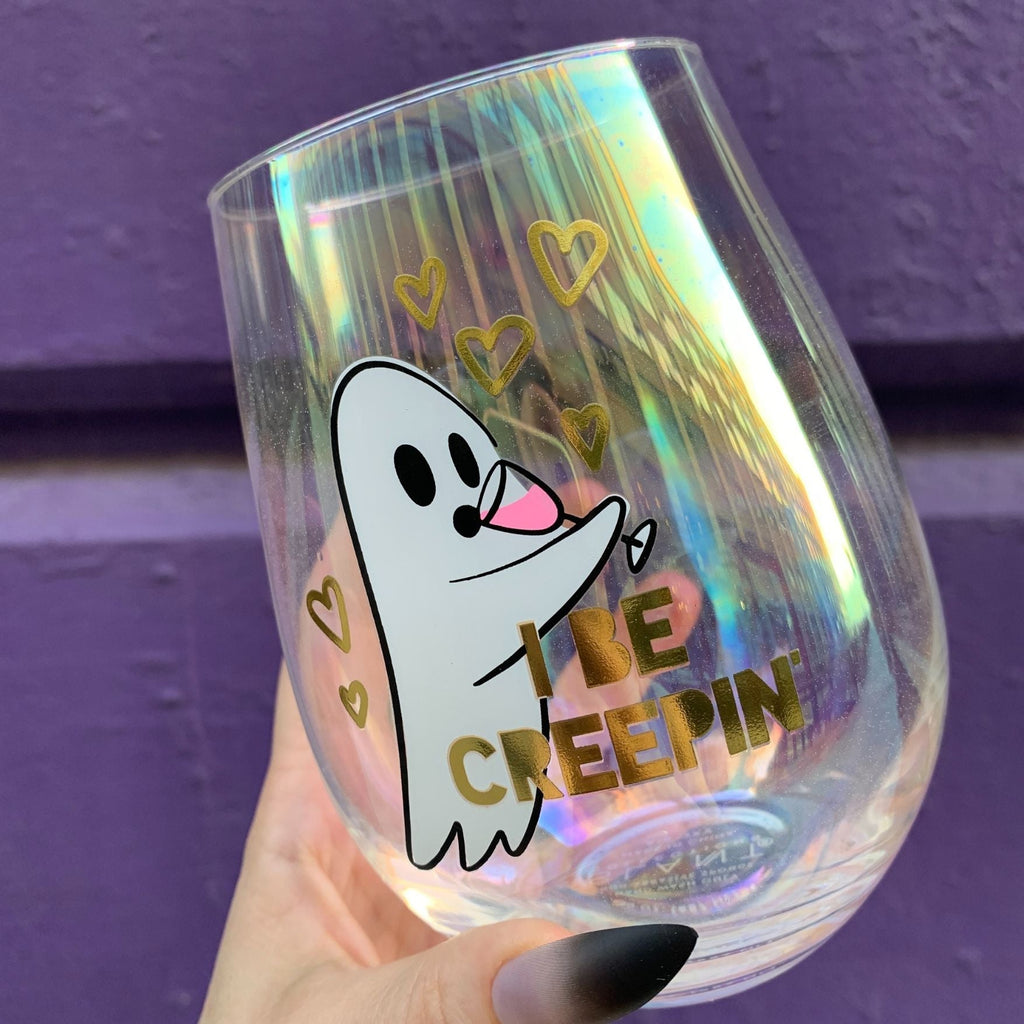 Ghost "I Be Creepin" Jumbo Stemless Wine Glass