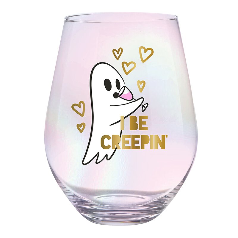 Ghost "I Be Creepin" Jumbo Stemless Wine Glass