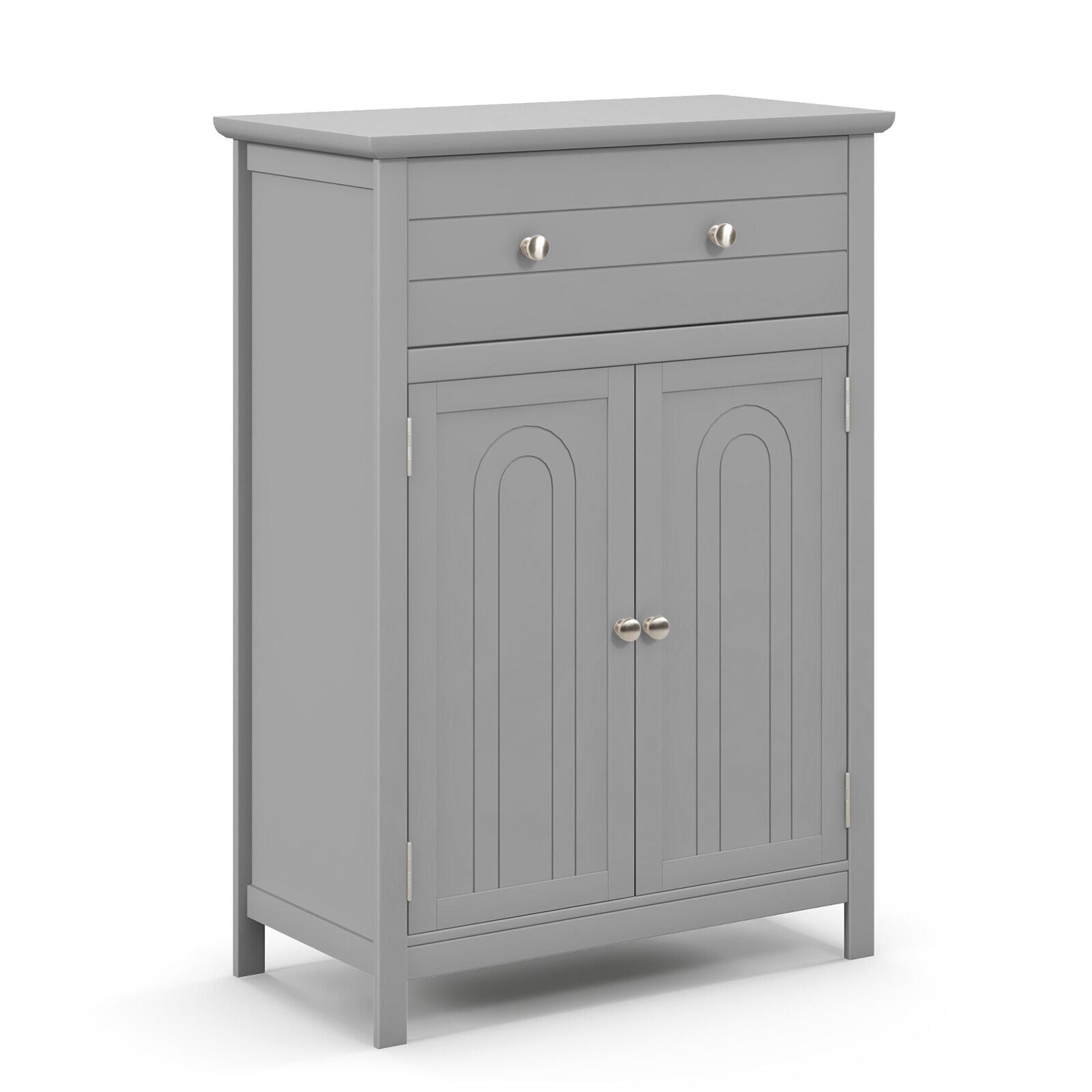 Free Standing Bathroom Storage Cabinet with Large Drawer, Bathroom Entry Bedroom Office