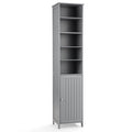 Free Standing 72 Inches Tall Floor Bathroom Storage Cabinet Bedroom Office Entry
