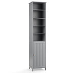 Free Standing 72 Inches Tall Floor Bathroom Storage Cabinet Bedroom Office Entry