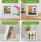 Green Pollywog Pet Memorial Shadowbox | Collar, Tag & Photo Keepsake