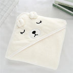 Toddler Baby Hooded Towels Newborn Kids Bathrobe Super Soft Bath Towel Blanket Warm Sleeping Swaddle Wrap for Infant Boys Girls