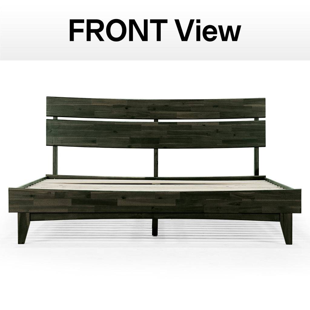 Aurora Solid Wood Bed Frame