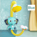 Baby Learning Colorful Bath Toys Game Elephant Shower Electric Water Spray Toy For Kids Swimming Fun Bathroom Toys