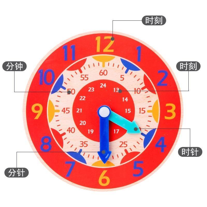 Popular Educational Wooden Clock Toy, Early Learning Toys for Children