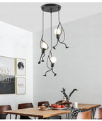 Industrial Metal Pendant Light, Creative Cartoon Ceiling Light Fixture, Indoor Hanging Lamp, Modern Minimalist Lamps for Bedrooms Loft Study Restaurant Entryway Foyer, E27 Great decoration for Bedroom and Kids Room