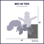 HuggleKats® Water Critters Bucket of Cat Toys, 12 Pack